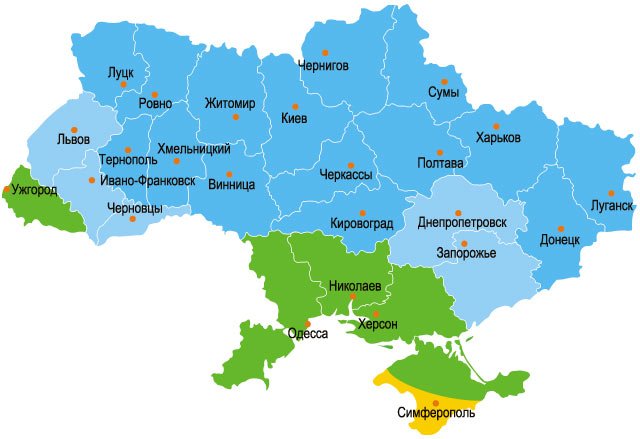 кліматичні зони України